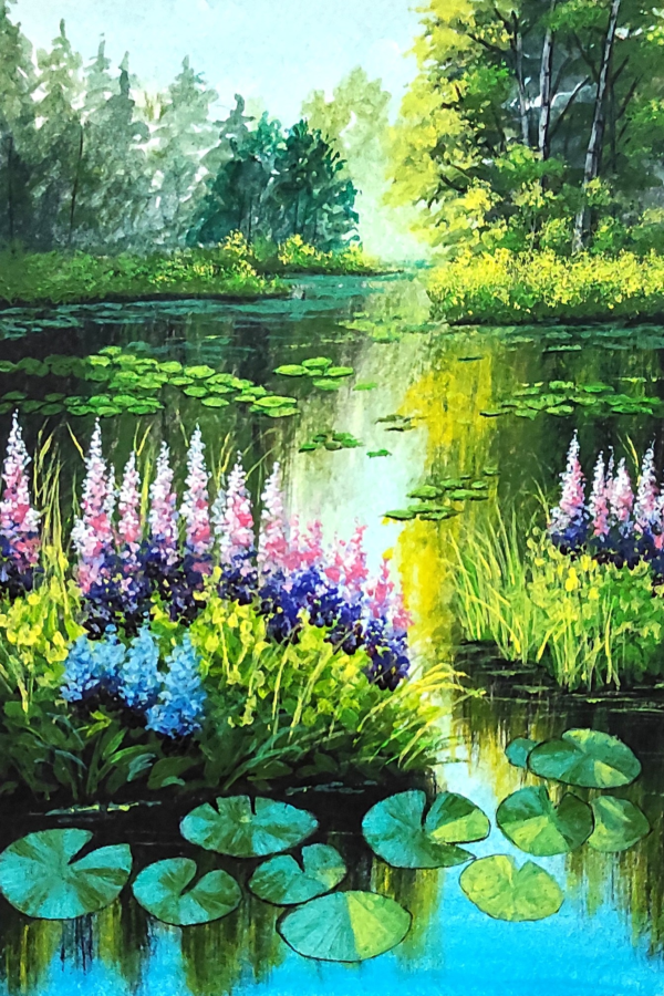 Backwater Blooms 2x3