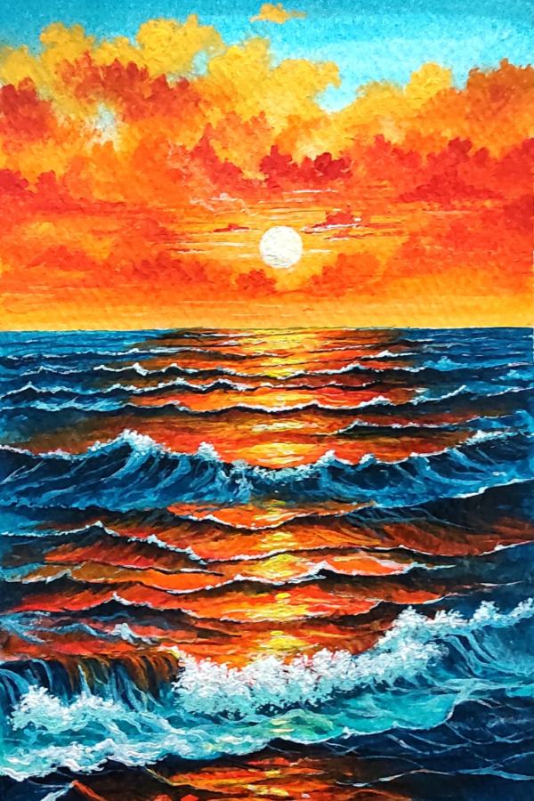 Ocean Sunset 2x3