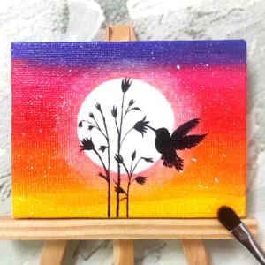 Hummingbird painting